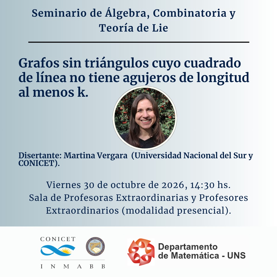 Seminario de Álgebra, Combinatoria y Teoría de Lie